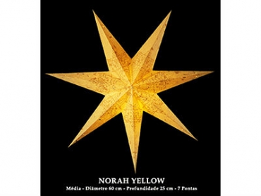 Candeeiro Estrela Starlightz Norah Yellow